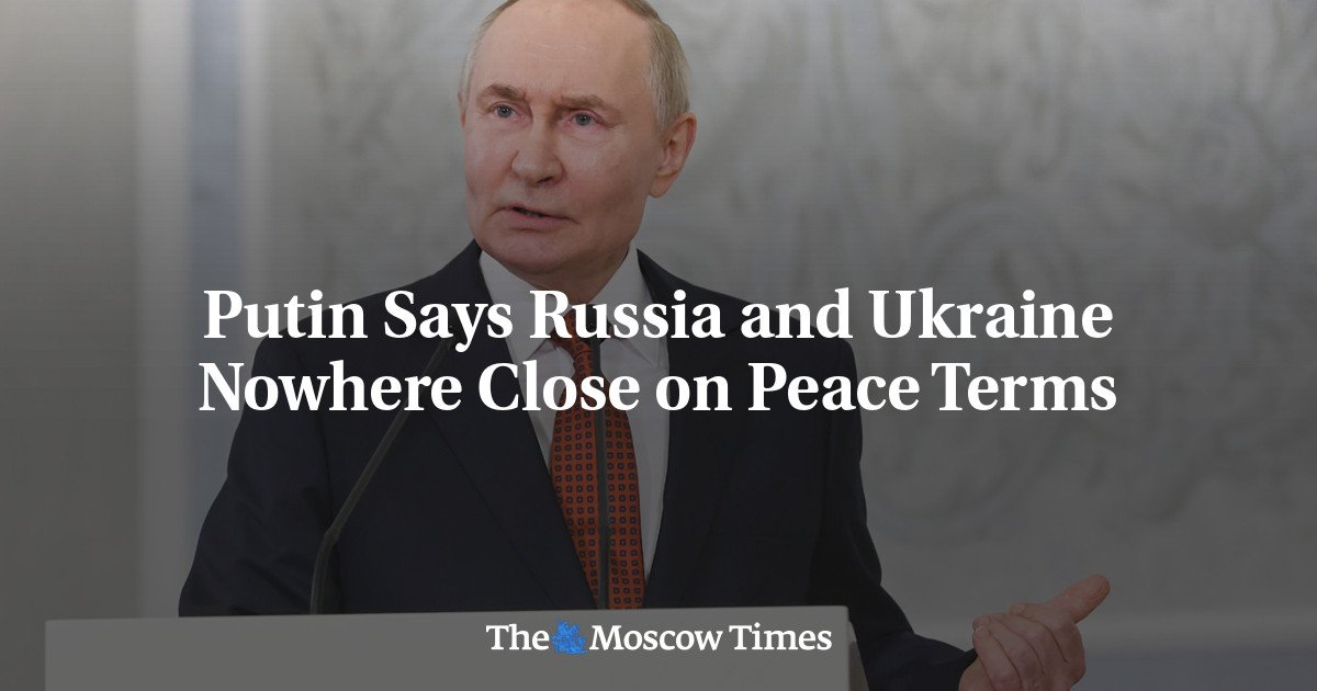Putinas sako, kad Rusija ir Ukraina niekur nėra taikos prasme