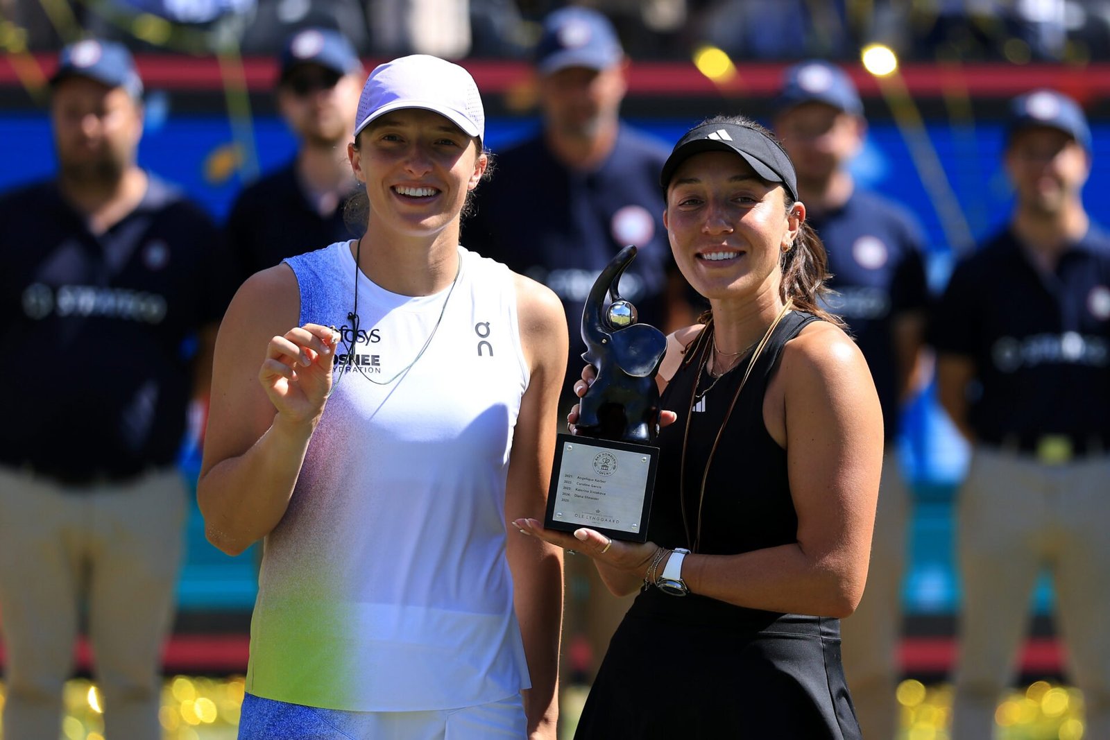 Jessica Pegula liepia Iga Swiatekui „nukirpti šiek tiek silpną“, nugalėjusi ją blogame Homburge