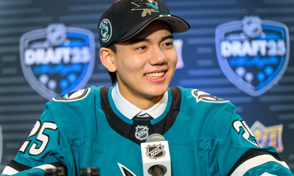 NHL skautų pokalbio 2 diena iš „Sharks“ juodraščio 2025 m.