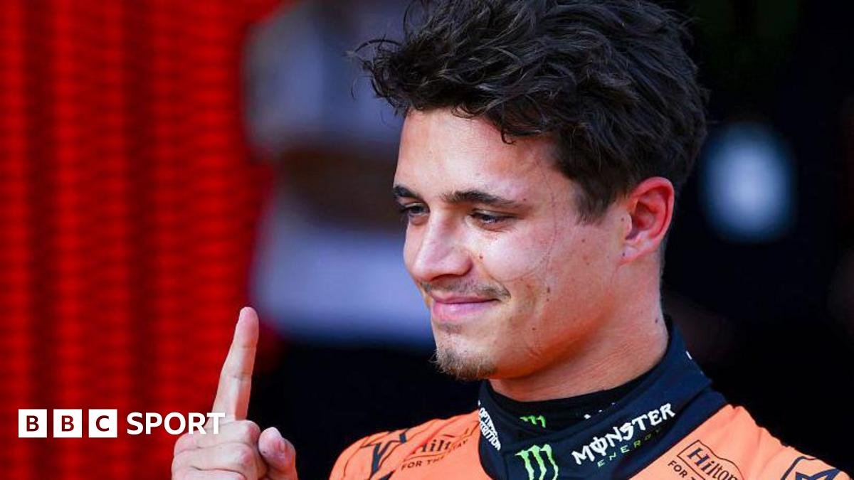 Austrijos Grand Prix: Lando Norris sako, kad „malonu matyti seną nugarą“ po puikų polių turą