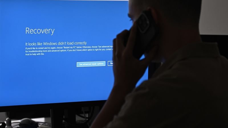 „Microsoft“ „Mėlynas mirštantis ekranas“ yra žinomas