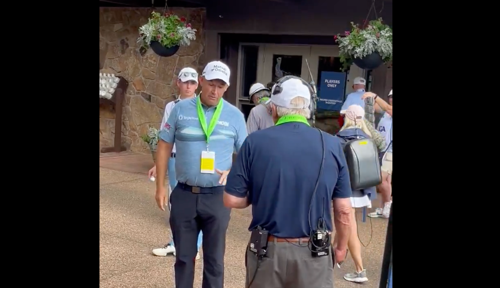 Padraig Harrington, Roger Maltbie įkaiso konfrontaciją