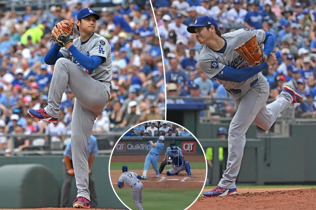 Shohei Ohtani meta greičiausią savo MLB karjeros reljefą 101,7 mylių per valandą greičiu