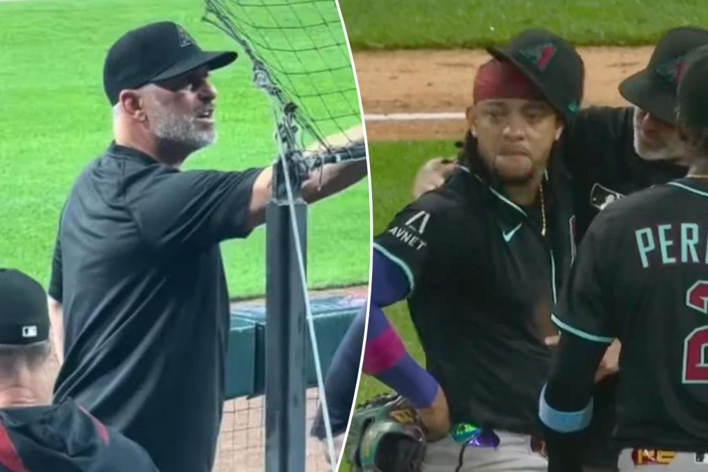 Naujame vaizdo įraše parodytas „Diamondbacks“ vadovas, su kuriuo susiduria Ketel Marte Heckler