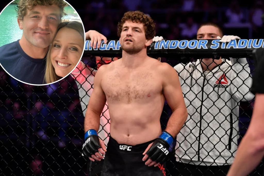 Buvusi UFC žvaigždė Benas Askrenas, patalpintas į plaučių transplantacijų sąrašą, atskleidžia žmona
