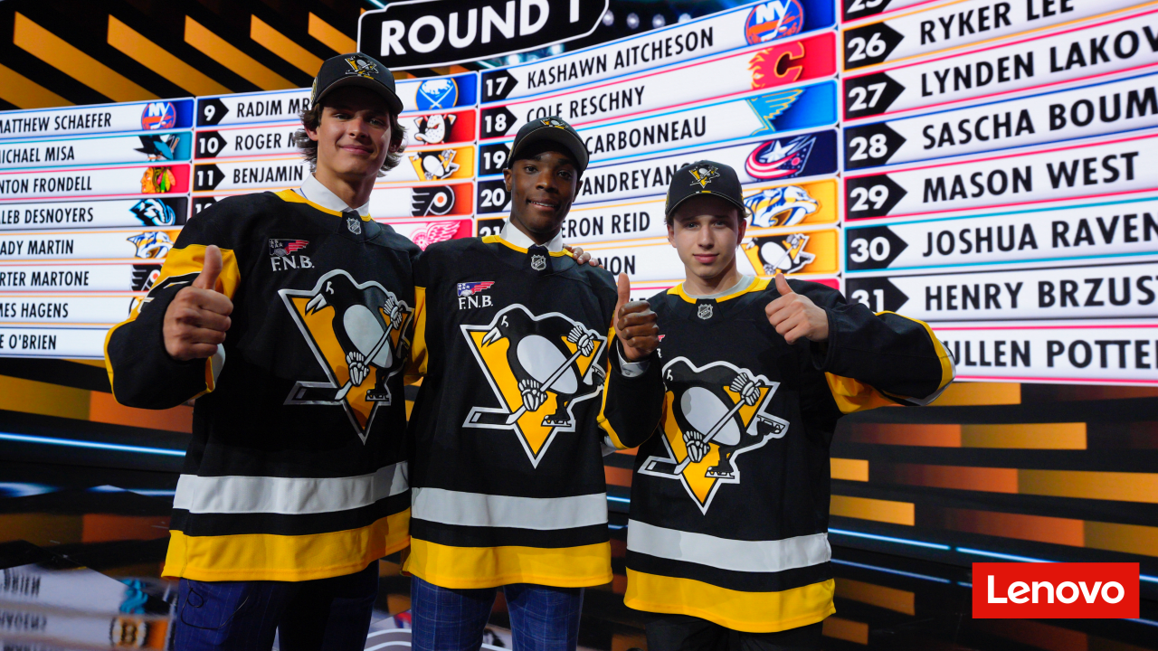 Trys pasirinkimai nuo pirmojo turo, „One Big Night for Penguins“ – NHL.com