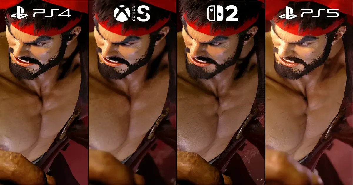 2 jungiklio „Street Fighter 6“ versijoje yra geresnė vaizdo kokybė nei „Soff“ serijos S ir veikia 60 kadrų per sekundę ties 60 kadrų per sekundę