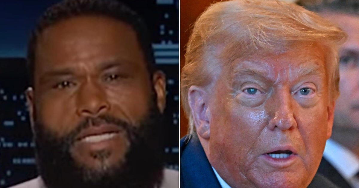 „Kimel“ svečių šeimininkas Anthony Andersonas nagas „Dumb“ Trumpo idėja