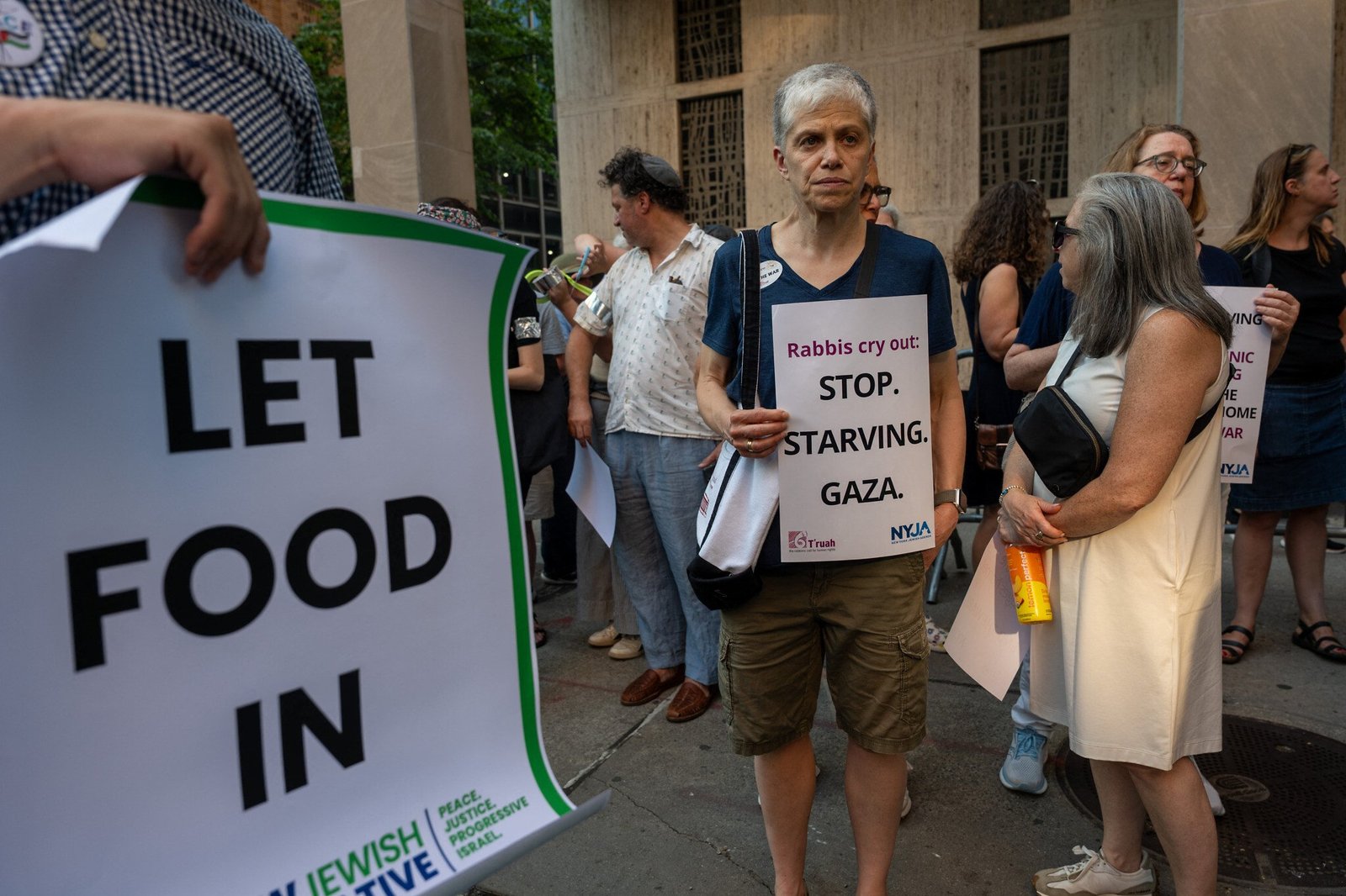 35 JAV Rabbis Gaza Atskiros NYC ir DC demonstracijos, skirtos padėti maistui – Izraelio metu