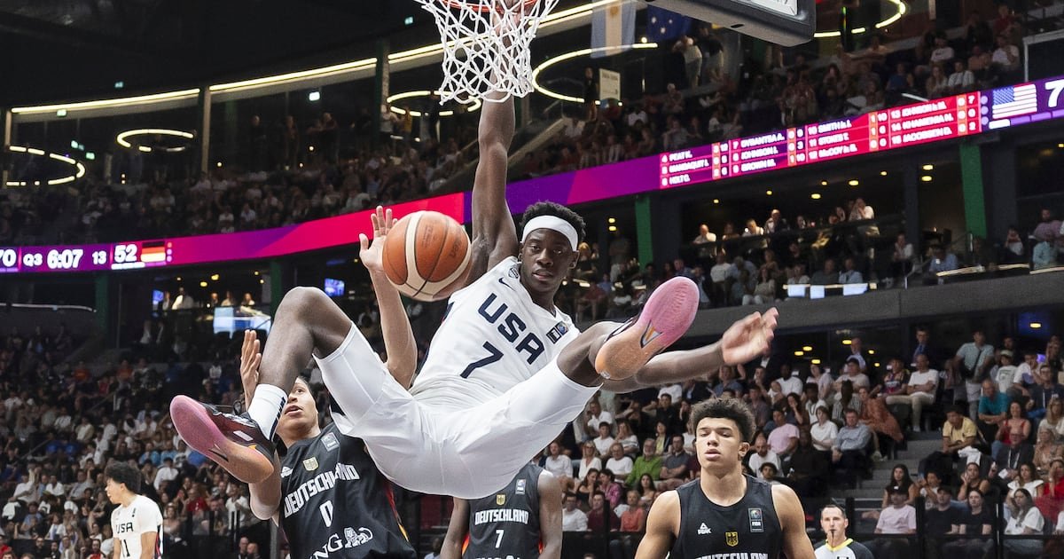 AJ Dybantsa laimi aukso medalį „FIBA U19“ pasaulio taurėje – „Deseret News“
