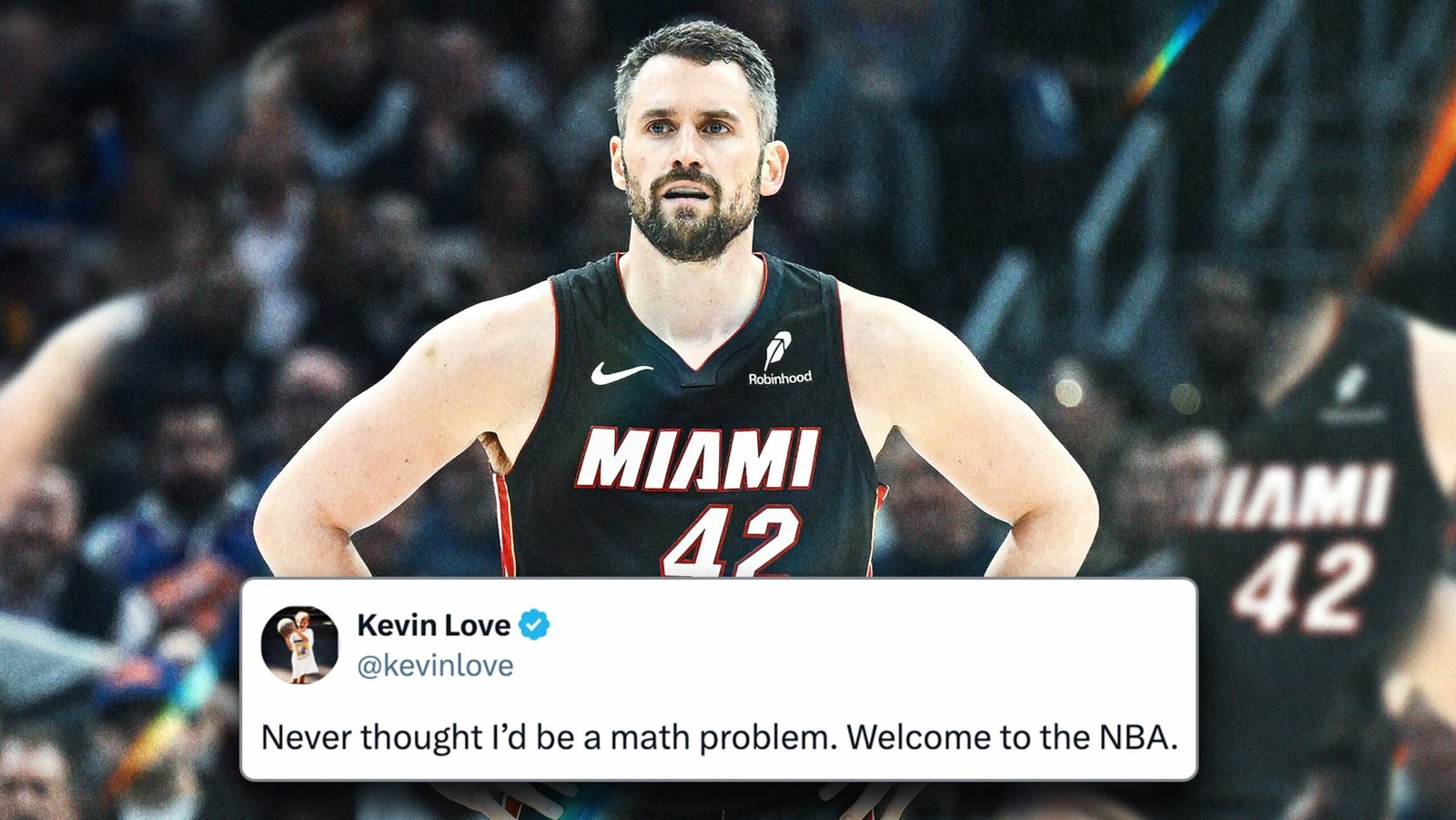 Kevinas Love’as reaguoja į šilumą, džiazą, prekybą su „Clippers“, „aš niekada nemaniau, kad būsiu matematinė problema“