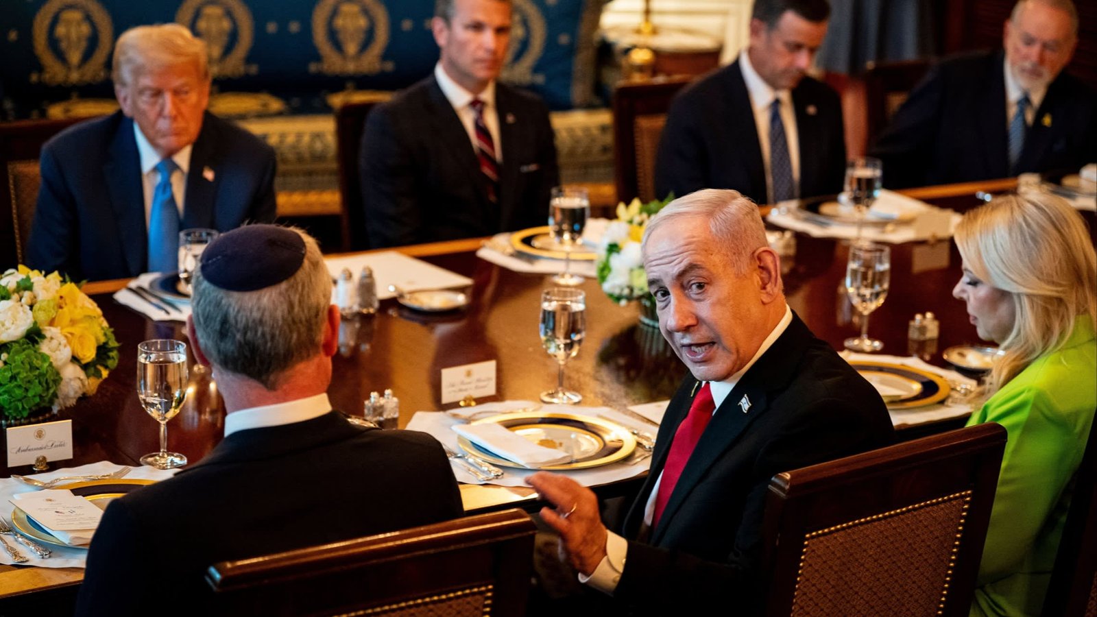 Donaldas Trumpas ir Benjaminas Netanyahu neturi pažangos Vidurinių Rytų taikoje su susitikimu – „Financial Times“