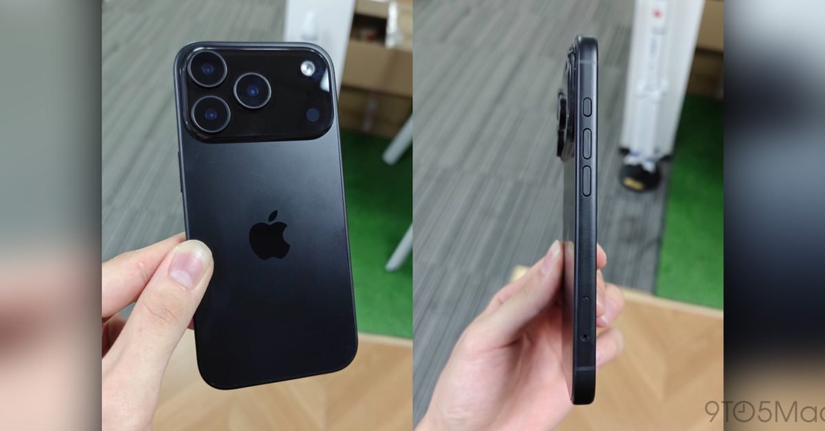 „iPhone 17 Pro“: nauji vaizdai gali būti geriausi būsimame „Re -dizainas“
