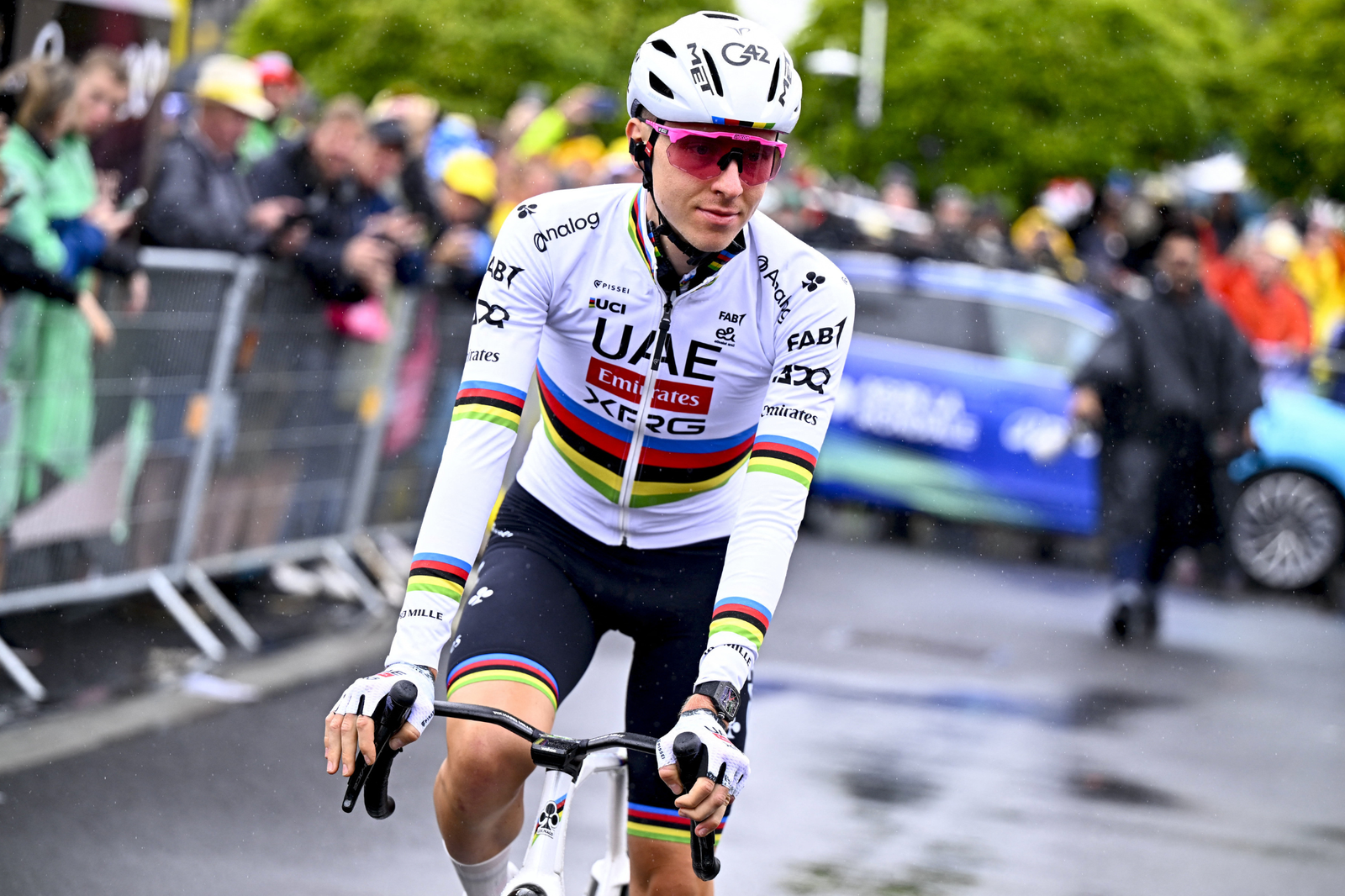 „Tai dar per greitai“: Tadej Pogačar turi išpuolius „Tour de France“ atidarymo savaitėje