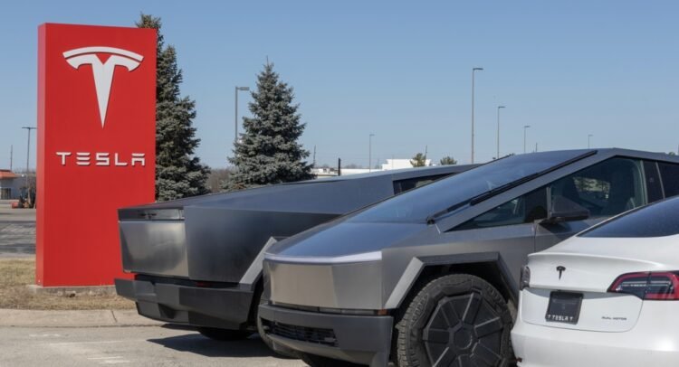 „Tesla“ akcijų (TSLA) akcininkų skaidrių skaidrės, nes muskuso nustatyta AGM data arba teisiniai veiksmai yra